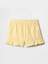 Kız Bebek Sarı Fırfırlı Pull-On Twill Şort 1