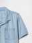Erkek Çocuk Medıum Wash Chambray Boxy Vacay Gömlek 2