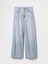 Kadın Mavi Mid Rise Superlight Pull-On Baggy Jean Pantolon 2