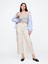 Kadın Beyaz Wide Leg Jean Pantolon 4