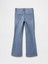 Kız Çocuk Medıum Wash High Rise '70S Flare Jean Pantolon 3