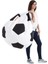 Taraftar Futbol Topu Büyük Puf Su Geçirmez 3
