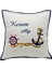 Isimli Deniz Temalı Bebek Yastığı 40X40 cm 1