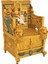 Toscano Mısır Dekorlu Takı Kutusu - King Tut Golden Thron Jewelry Box - Mısır Heykelleri 1
