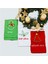 Isimli Yılbaşı 3 Lü Havlu Set Beyaz Kırmızı Yeşil 30 x 50 cm 1