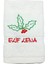 Isimli Yılbaşı 3 Lü Havlu Set Beyaz Kırmızı Yeşil 30 x 50 cm 3