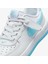 Force 1 Low Easyon Kids White Leather Sneakers Çocuk Beyaz Deri Spor Ayakkabı FN0237-107 5