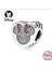 Disney Minnie Mouse Kalp Zirkon Taş Model Charm 2
