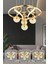 Sina 4toplu Ledli Avize Gold 1