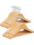 Songmics Ahşap Askıları, 20'li Paket, Çentikli Askı, 360 Derece Döner Kanca, Doğal, 35 cm Crw 1