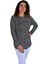 Kadın Baskılı Düğmeli Viscon Bluz BGL-ST04267 3