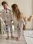 Boyanabilir Pijama Takımı uzunkollu(12li özel boyama kalemi hediyeli) 8