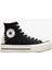 Chuck Taylor All Star Crafted Laces Lift Platform Kadın Günlük Spor Ayakkabı 1