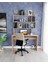 Wood Aria Kitaplıklı Çalışma Masası, Çalışma Masası, Çocuk Çalışma Masası, Bilgisayar Masası, Ofis Masası ,masa 1