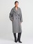 60754 Oversize Geniş Kesim Uzun Kaban-Gri 1