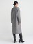 60754 Oversize Geniş Kesim Uzun Kaban-Gri 2