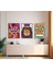 Modern Tarz Mdf Plastik Çerçeveli 3'lu Dekoratif Tablo 201 1