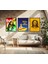 Modern Tarz Mdf Plastik Çerçeveli 3'lu Dekoratif Tablo 152 3