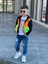 Erkek Çocuk Kot Pantalon Yağmurluk ve Tişört Takım Kombin Bayramlık 2