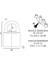 Lock - 120EURQNOP - 4 Aynı Anda Pirinç Asma Kilit 20 mm 2