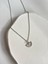 Collection Gümüş Mini Yelpaze Charm 45 cm Çelik Kolye 1