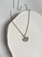 Collection Gümüş Mini Yelpaze Charm 45 cm Çelik Kolye 3