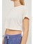 Bisiklet Yaka Crop Soft T-Shirt 3