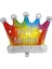 Kral Tacı Happy Birthday Folyo Balon 1 Adet 1