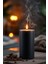 Scented Candleel Işçiliği Hand Made Kütük Silindir Mum Siyah Renk 5 cm Genişlik 25 cm Uzunluk Lavanta Kokulu 2