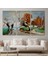 Sonbahar Köy Manzarası Dekoratif Duvar TABLOSU-3473 3