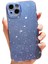 Iphone 13/14 Uyumlu Kılıf Kamera Korumalı Parlak Işıltılı Simli Yıldızlı Renkli Slikon Kapak 1