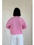 Pembe Fleto Cepli Poplin Gömlek 4