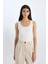 Slim Fit Dar Kesim Basic Düz Yuvarlak Yaka Atlet C2622AX25SP 1