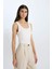 Slim Fit Dar Kesim Basic Düz Yuvarlak Yaka Atlet C2622AX25SP 3