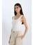 Slim Fit Dar Kesim Basic Düz Yuvarlak Yaka Atlet C2622AX25SP 4