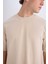 %100 Pamuk Boxy Fit Bisiklet Yaka Basic Düz Kısa Kollu Tişört D6070AX25SP 5
