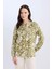 Regular Fit Bisiklet Yaka Desenli Uzun Kollu Bluz N1809AZ25SP 1