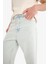 %100 Pamuk Baggy Fit Geniş Kalıp Normal Bel Düz Paça Jean Yıkamalı Pantolon D7317AX25SP 5