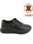 Erkek Kömür Bağcıklı Hakiki Deri Comfort Sneaker 1
