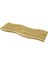 Dalgalı Kenar Çift Taraf=düz - Dalgalı Oyuk Kanallı Ahşap Bambu Sunum Tepsi 15X39X1.5CM (4886) 1