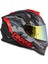 Dinamo Camo Siyah-Titanium-Kırmızı Kask 1