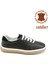 Erkek Siyah Bağcıklı Hakiki Deri Comfort Sneaker 1