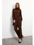 Eliza Tunik Pantolon Takım - Kahve 2