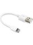 USB Lightning Kısa Data Şarj Kablosu 20 cm 3