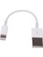 USB Lightning Kısa Data Şarj Kablosu 20 cm 4