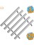 5 Adet Rosemary Inox Metal Kulp 128 mm ( 12.8 cm ) Mobilya Mutfak Çekmece Dolap Kapak Kulbu 1