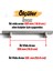 5 Adet Rosemary Inox Metal Kulp 128 mm ( 12.8 cm ) Mobilya Mutfak Çekmece Dolap Kapak Kulbu 3