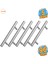 5 Adet Rosemary Inox Metal Kulp 96 mm ( 9.6 cm ) Mobilya Mutfak Çekmece Dolap Kapak Kulbu 1