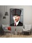 Mustafa Kemal Atatürk 3D Yakın Portre Cam Tablo- Ev ve Ofis Dekorasyonu-Hediyelik-Dekoratif-Modern-Atatürk 2