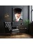 Mustafa Kemal Atatürk 3D Yakın Portre Cam Tablo- Ev ve Ofis Dekorasyonu-Hediyelik-Dekoratif-Modern-Atatürk 3